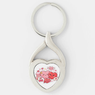 Cute Valentine’s Day Heart Keychain – Perfect gift