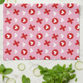 Cute Valentine Serviette de cuisine (Plié)