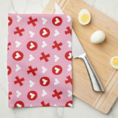 Cute Valentine Serviette de cuisine (Quart Plié)