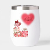 Cute Valentine Stemless Wine Tumbler (Arrière)