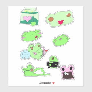 Cute valentine stickerpakket sticker