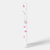 Cute Valentines Day Coeurs roses iPhone / coque ip (Verso / Gauche)