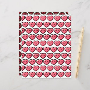 Cute Valentines Motif papier à scandale