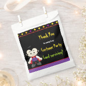 Cute Vampire Boy Halloween Costume Party Bedankzakje (Geknipt)