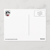 Cute Vampire Cat Briefkaart (Achterkant)