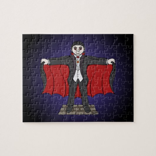 Cute Vampire/Dracula Legpuzzel (Horizontaal)