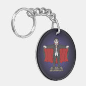 Cute Vampire/Dracula Sleutelhanger (Voorkant Links)