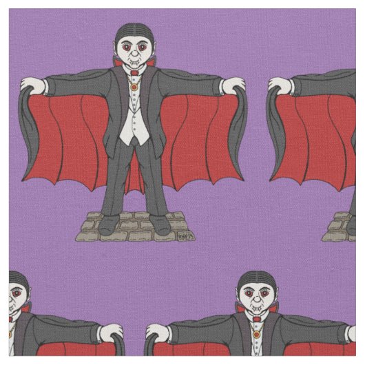 Cute Vampire/Dracula Stof (Close Up)