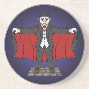 Cute Vampire/Dracula Zandsteen Onderzetter
