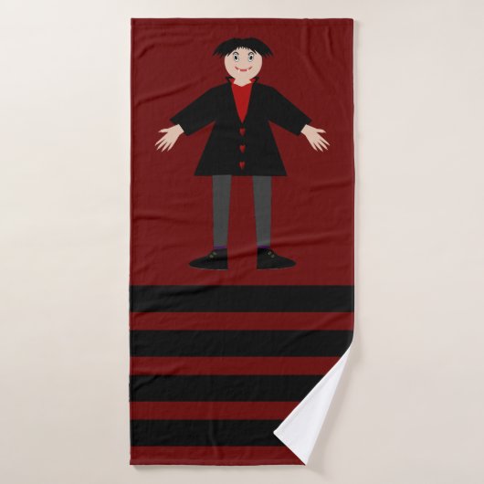 Cute Vampire Halloween (Serviette de bain)