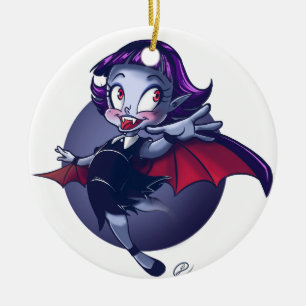 Cute Vampire Keramisch Ornament