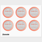 Cute Vanilla Rose Pink Produit Packaging Étiquette (Feuille)