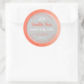 Cute Vanilla Rose Pink Produit Packaging Étiquette (Sac)