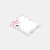 Cute Varken Post-it® Notes (Schuin)