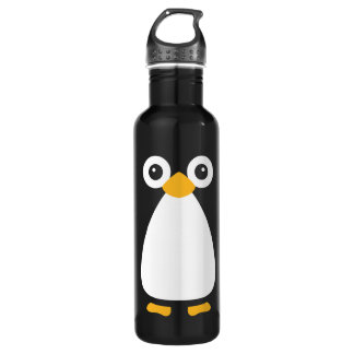 Cute Vector Penguin 24oz Waterfles