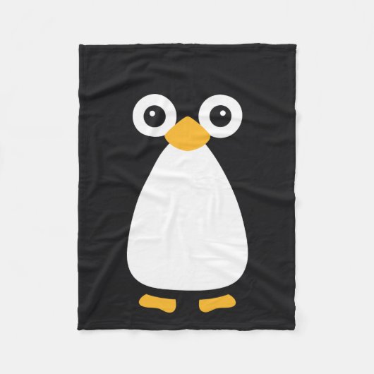 Cute Vector Penguin Fleece Deken (Voorkant)
