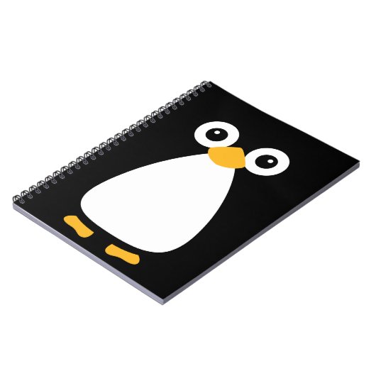 Cute Vector Penguin Notitieboek (Linkerzijde)