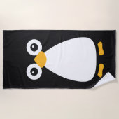 Cute Vector Penguin Strandlaken (Voorkant)