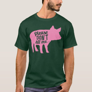 Cute Vegan Pig Lover Herbivore Plant Powered Veget T-shirt