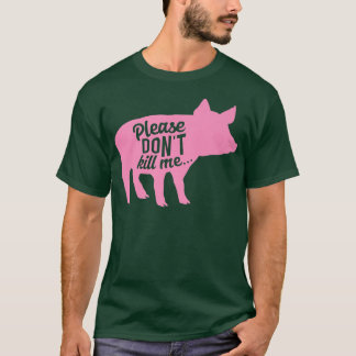 Cute Vegan Pig Lover Herbivore Plant Powered Veget T-shirt
