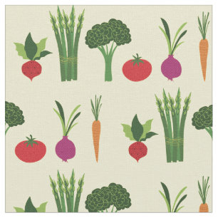 Cute Vegetables Food Stof