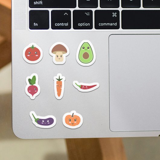 Cute Vegetables Sticker set