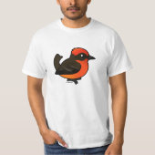 Cute Vermilion Flycatcher T-shirt (Voorkant)