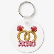 Cute verstrengelde gebreide trouwringen met roze 