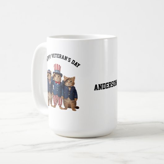 Cute Veteran's Day Mug (Devant gauche)