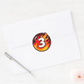 Cute Vibe Shaka Handteken Sticker Vel (Envelop)