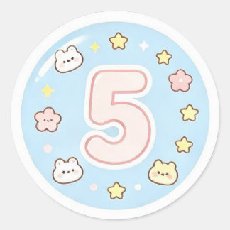 Cute Vibe Shaka Handteken Sticker Vel