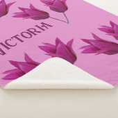 Cute Victoria nom rose tulip fleurs couverture (3/4)