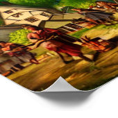 Cute Village Digital Art Poster #01 (Hoek)