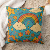 Cute Vintage Aesthetic Pattern Pillow 🌈✨🌸 Kussen (Deken)