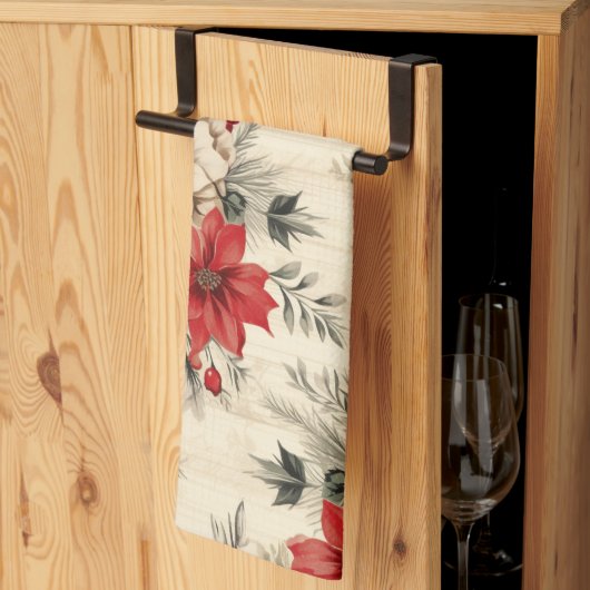 Cute Vintage Inspiré de Noël serviette de cuisine (Pliage en tiers)