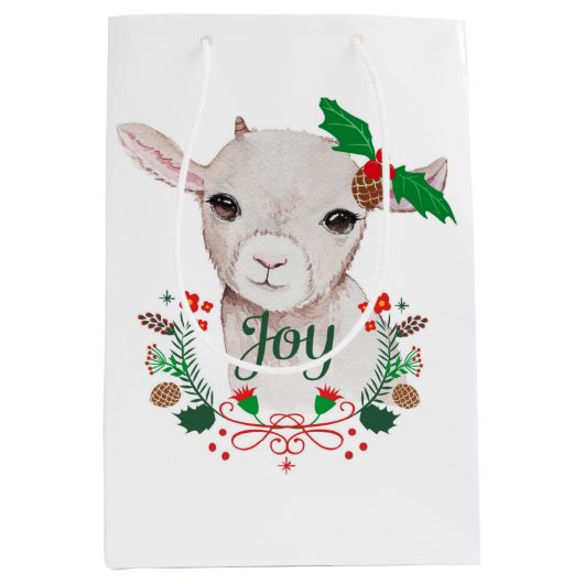 Cute Vintage-kerstgeit - Joy Medium Cadeauzakje (Voorkant)