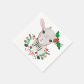 Cute Vintage-kerstgeit - Joy Servet (Hoek)
