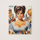 Cute Vintage Woman Legpuzzel (Verticaal)