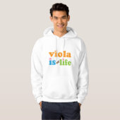 Cute Viola is mijn leven Hoodie (Voorkant volledig)