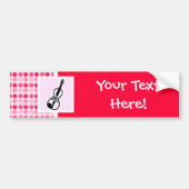 Cute Violin Bumpersticker (Voorkant)