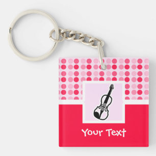 Cute Violin Sleutelhanger