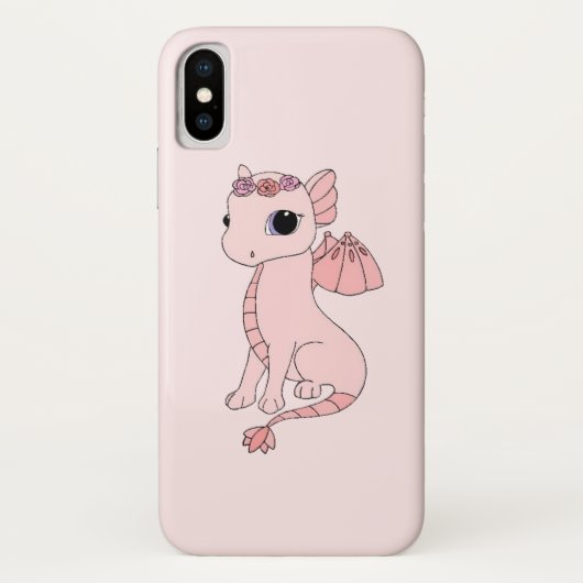Cute Virgo Dragon design zodiac iPhone case (Achterkant)