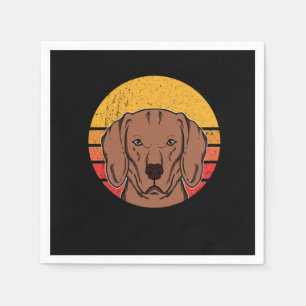 Cute Vizsla Puppy Dog Owner Cute Gift Servet