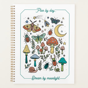 Cute Vlinders, Paddenstoelen en Insecten Planner