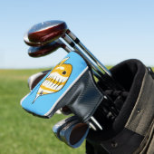 Cute vlinvis cartoon illustratie golfheadcover (Insitu)