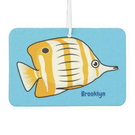 Cute vlinvis cartoon illustratie luchtverfrisser