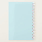 Cute Volleyball Girl Illustratie en aangepaste naa Planner (Achterkant)