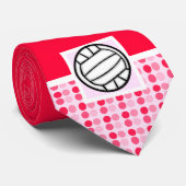 Cute Volleyball Stropdas (Opgerold)