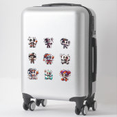Cute Voodoo Pop Sticker (Koffer)