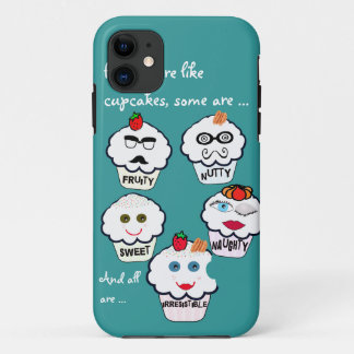 Cute vrienden cupcakes iPhone 11 hoesje